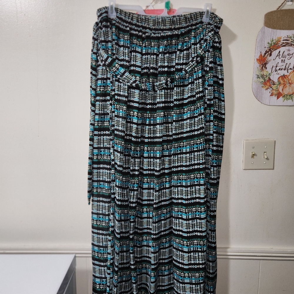 Beautiful multi color skirt pleaded
